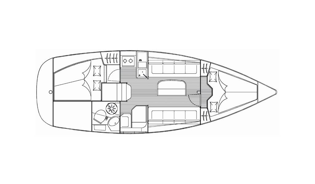 Sailing yacht Bavaria 30 Cruiser Mila