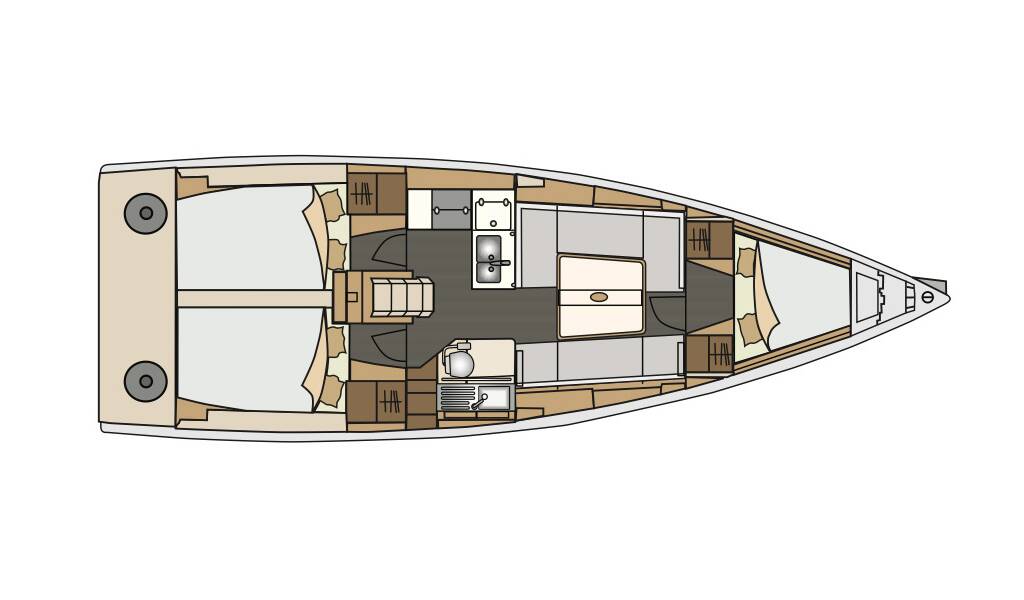 Sailing yacht Elan E4 Luna