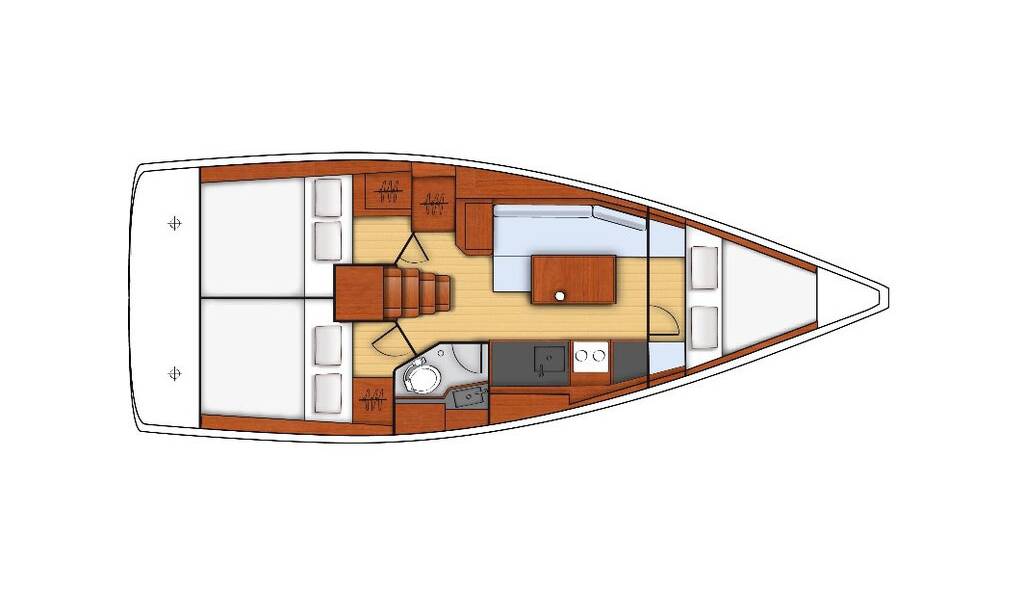 Segelyachten Oceanis 35 Gala