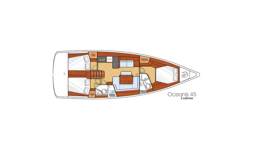 Sailing yacht Oceanis 45 Barbarella