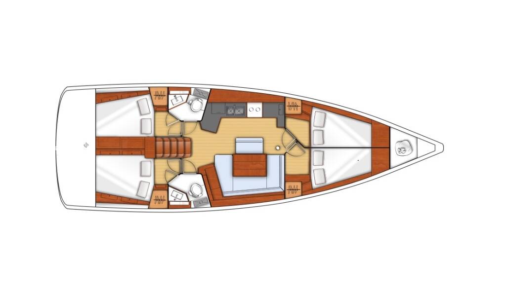 Sailing yacht Oceanis 45 Parija II