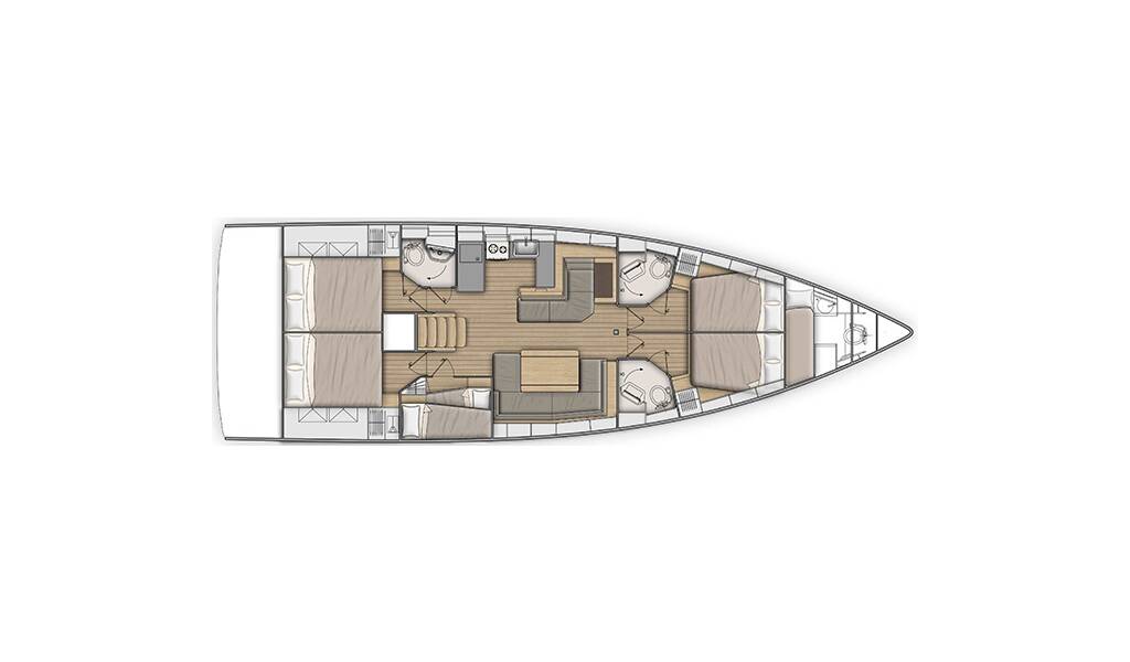 Sailing yacht Oceanis 51.1 Patron