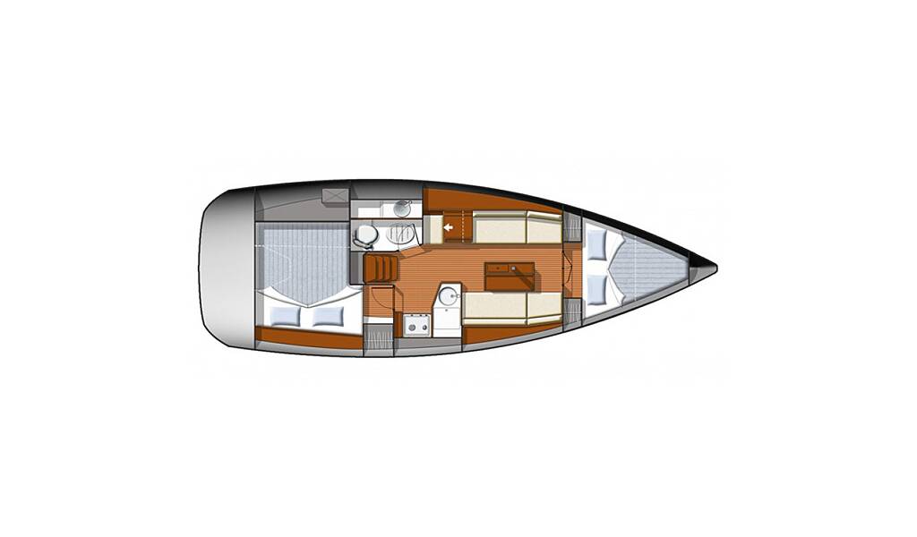 Sailing yacht Sun Odyssey 33i Cosma
